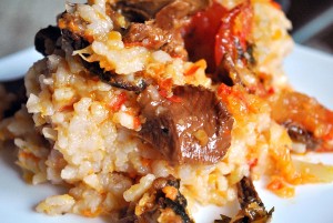 pilaf de miel cu stafide